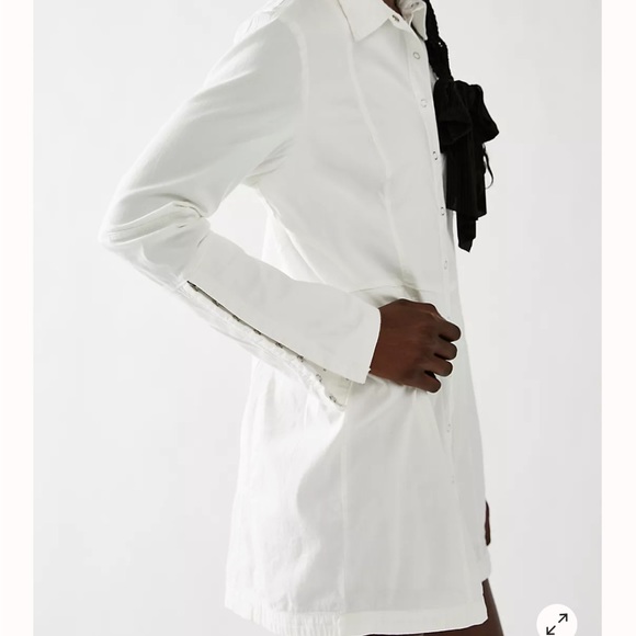 Thea Mini Dress Ivory - Picture 4 of 5